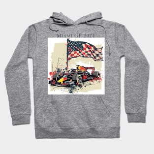 2024 Miami Grand Prix F1 T-Shirt - Merchandise | Unique F1 Tracks Design | Limited Edition | Perfect Gift for Miami F1 Fans Hoodie